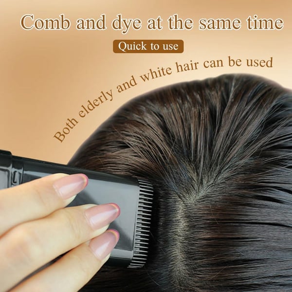 🔥👍🏻Portable Hair Dye Comb for Gray Hair Coverage